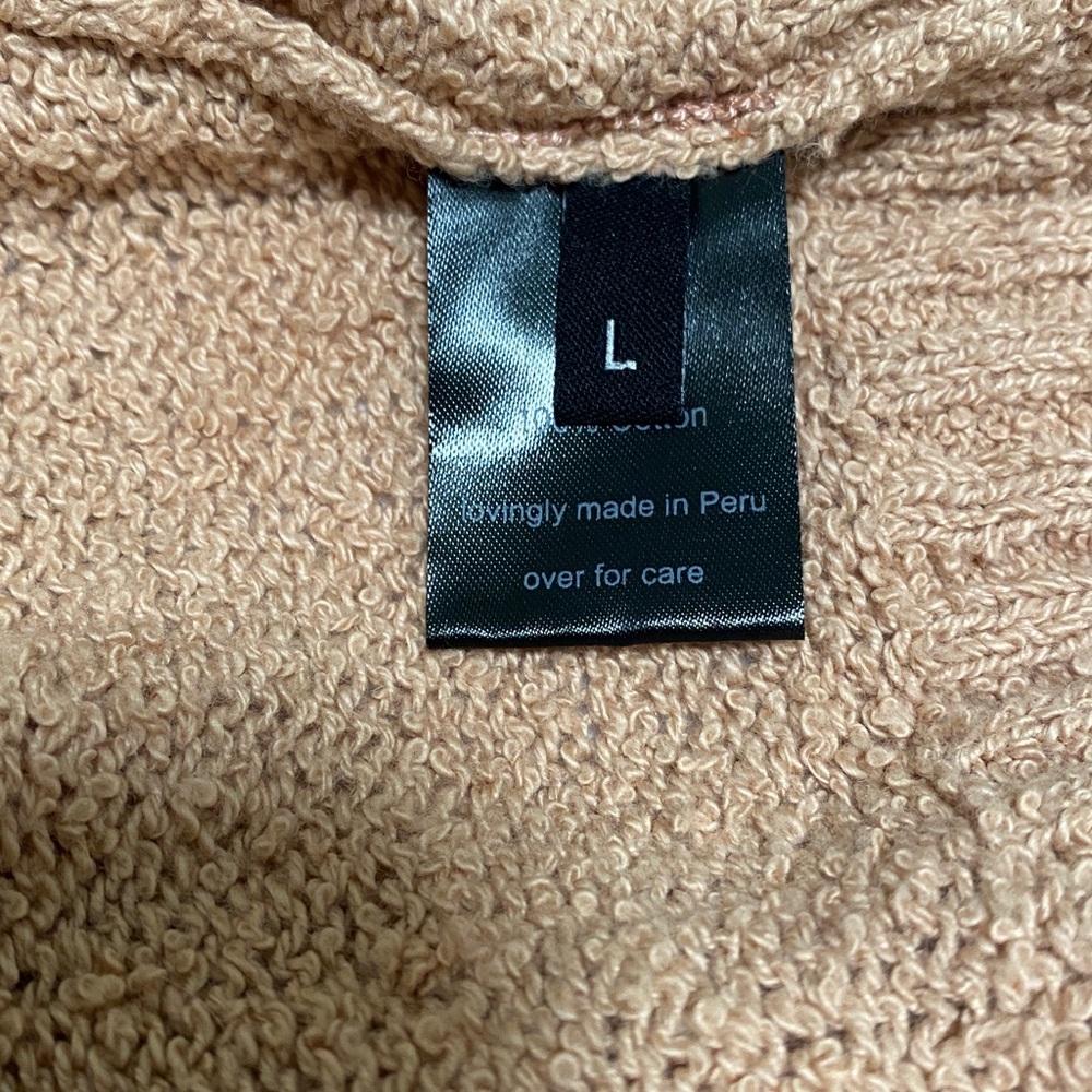 Rachel Comey Olia Cardigan Peruvian Cotton Camel Large - Picture 11 of 13